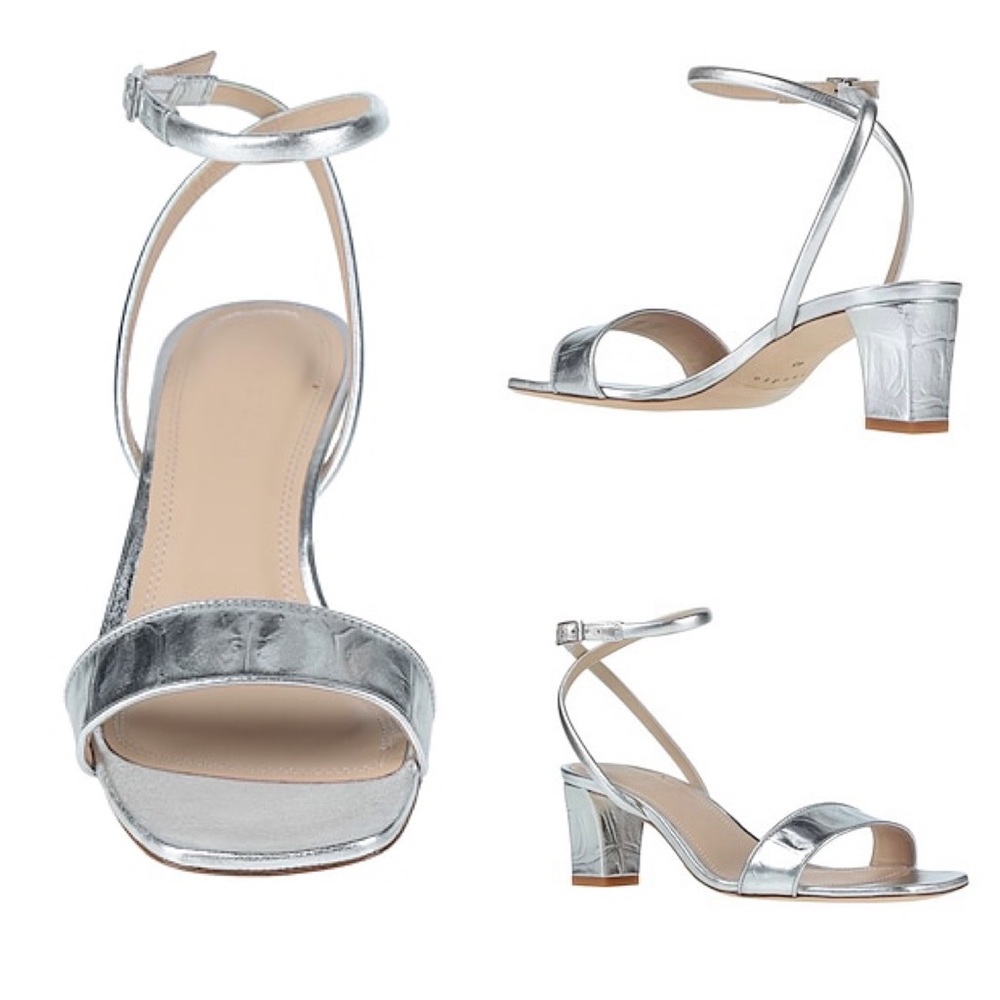 SANDRO Leather Sandals